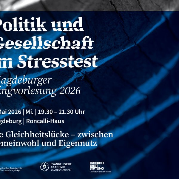 Titelbild: Die Gleichheitslücke – zwischen Gemeinwohl und Eigennutz Ringvorlesung