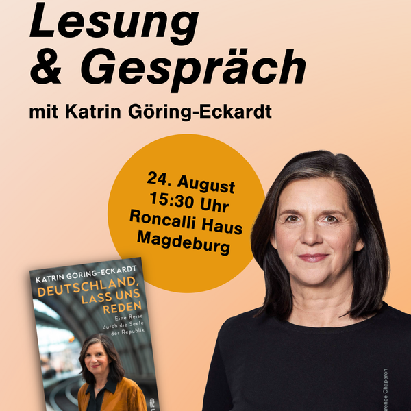 Titelbild: Lesung Katrin Göring-Eckardt